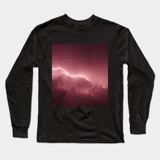 lightning in the clouds Long Sleeve T-Shirt